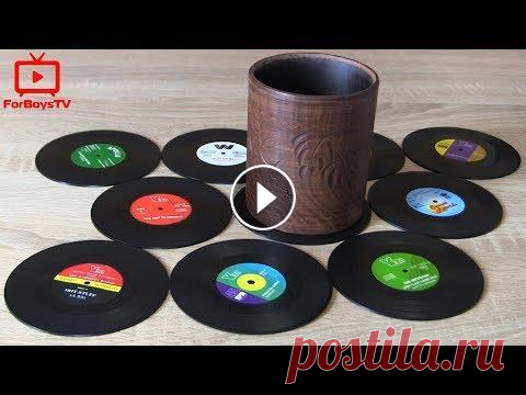 Необычные подставки под горячие кружки/чашки/стаканы с Алиэкспресс (Coaster) Оригинальные #подставки под чашки, кружки и стаканы в виде виниловых пластинок из экологического пластика. Благодаря презентабельной упаковке отлично ...