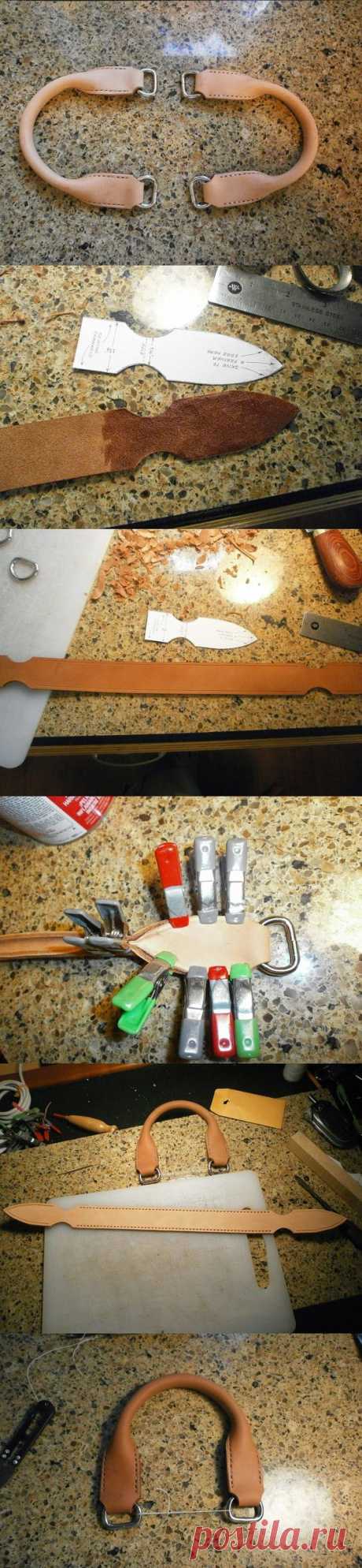 Leather handle tutorial | DIY_Leather