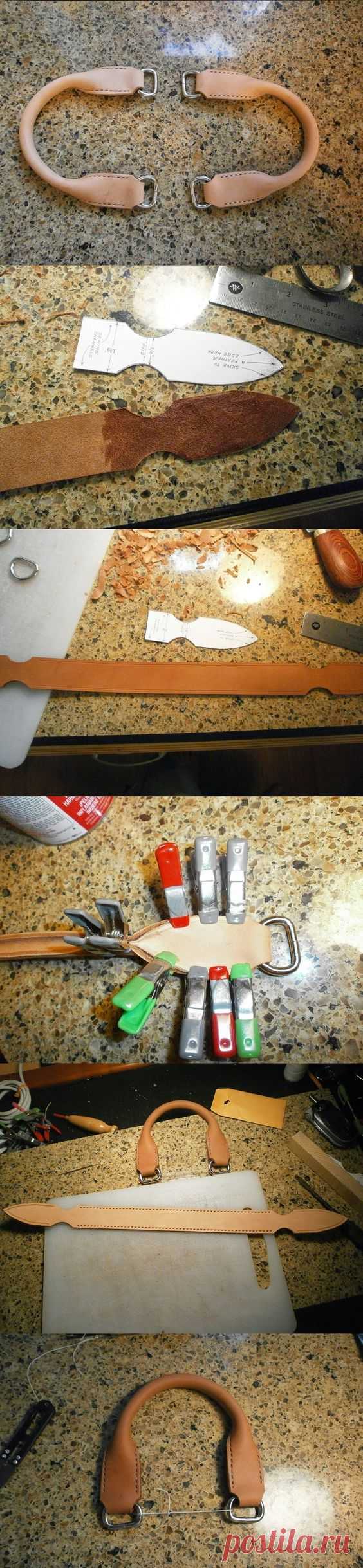 Leather handle tutorial | DIY_Leather