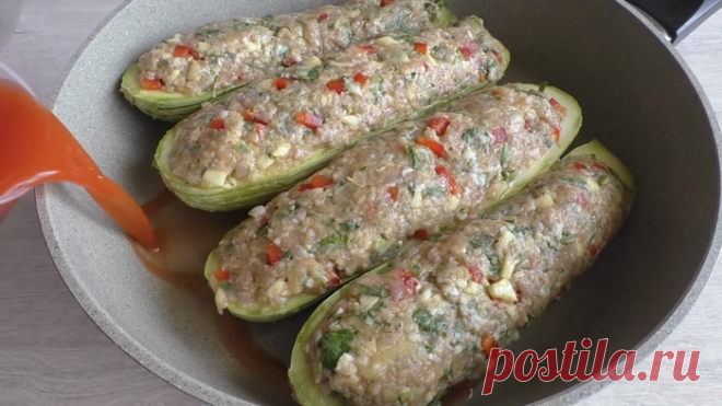 Поцарапайте кабачки для этого рецепта вилкой - будет вкуснее!