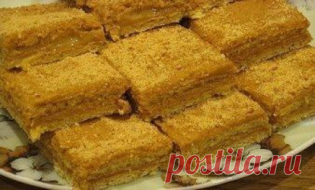 &quot;Медово-апельсиновые пирожные со сгущенкой
