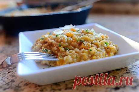 Ризотто с тыквой на сливочном масле