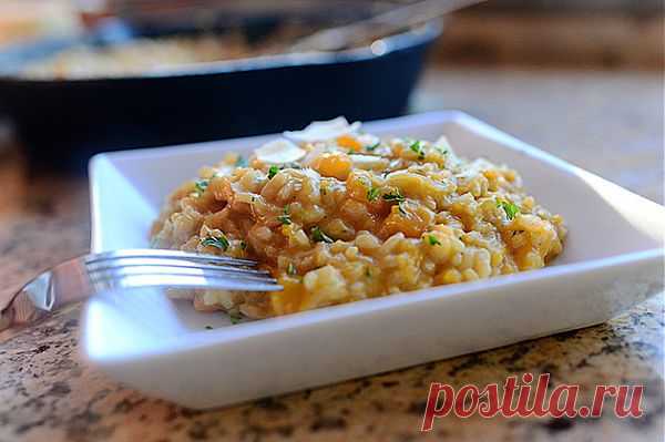 Ризотто с тыквой на сливочном масле