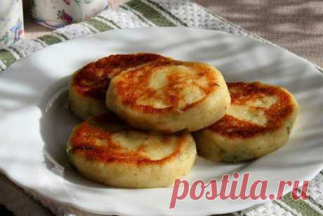 Сырники с чесноком и зеленью — Домашний уют