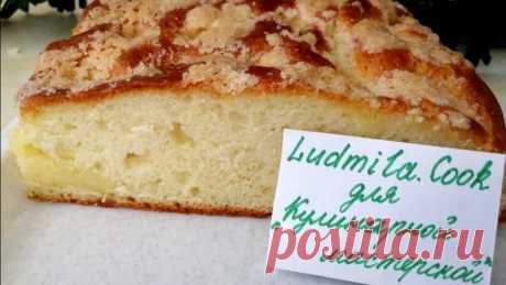 Знаменитый САХАРНЫЙ ПИРОГ. Вкуснее и нежнее ВЫПЕЧКИ из СДОБНОГО ТЕСТА я ещё не ела. А готовить - даже руки в муке не выпачкала | Пикабу