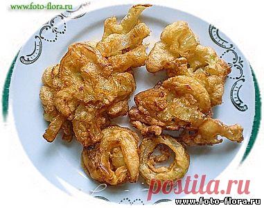 Котлеты из лука фантастические - лук в кляре. - Домашняя кухня