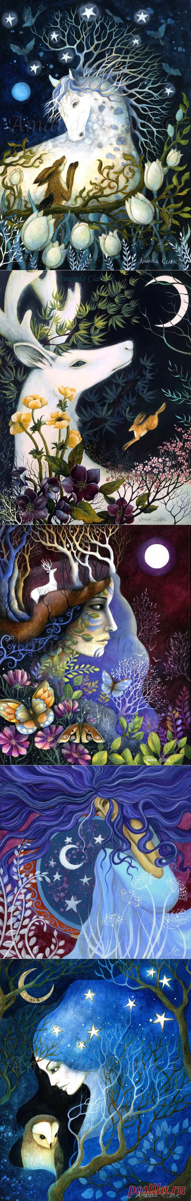 А жить бы надо, как погода... Аманда Кларк художница