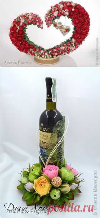 Свит-дизайн. Розы из гофрированной бумаги