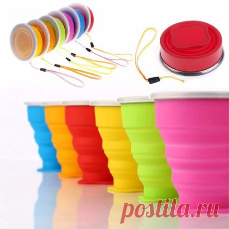 Модные путешествия силиконовые выдвижной складной чашки открытый телескопическая чашка складные стаканы открытый кофе чашки выдвижной путешествия Copa купить на AliExpress