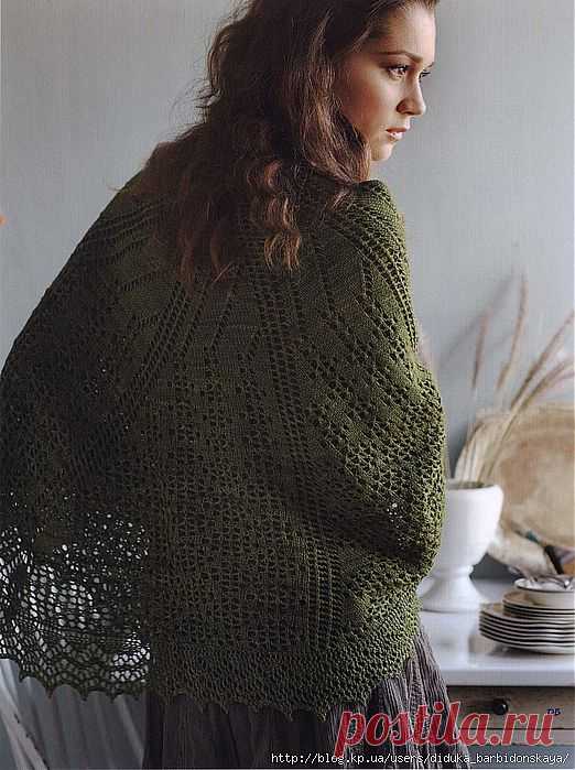 Vortex Spiral - круглая шаль или плед (Wendy Knits Lace).