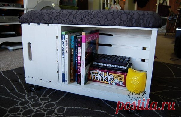 ​Стульчик-полочка Стульчик-полочкаСтульчик-полочка разработан для тех, у кого мало места, чтобы были дополнительные места хранения.