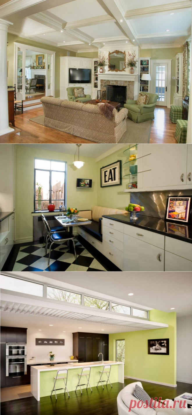 Фисташковый цвет в современном дизайне интерьера | Роскошь и уют