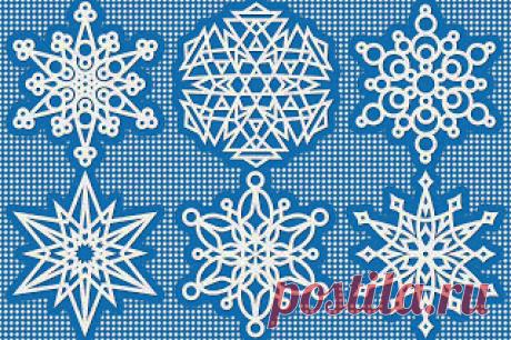 Don't Eat the Paste: A half dozen snowflakes to color