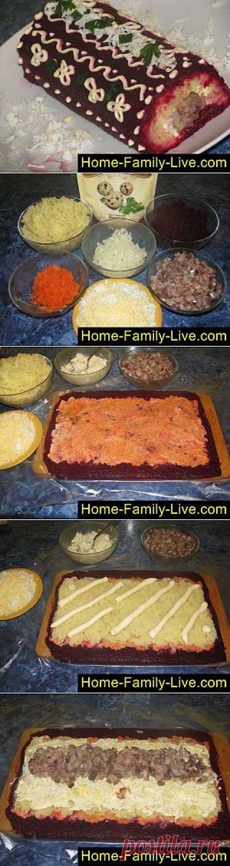 Кулинарные рецепты Селедка под шубой, рулет » Кулинарные рецепты