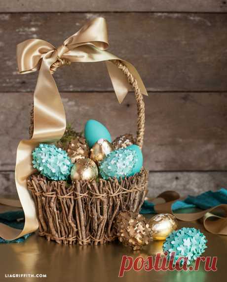 Make Your Own Elegant Easter Eggs - Lia Griffith