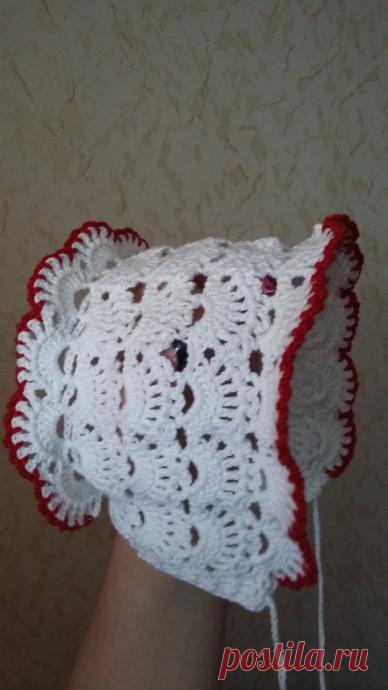 Чепчик для новорожденных из категории Мои работы – Вязаные идеи, идеи для вязания