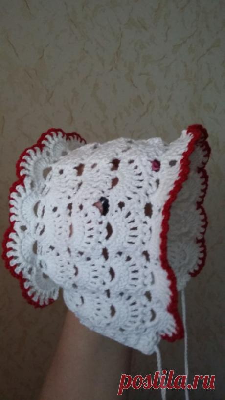 Чепчик для новорожденных из категории Мои работы – Вязаные идеи, идеи для вязания