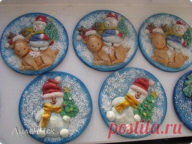 Поделка изделие Новый год Лепка СУВЕНИРЫ 2013 Тесто соленое фото 1
