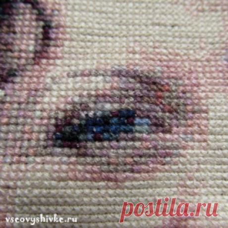 Как постирать вышивку крестом?