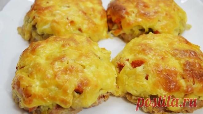 Стожки из фарша с грибами - сочные, нежные, словами не передать