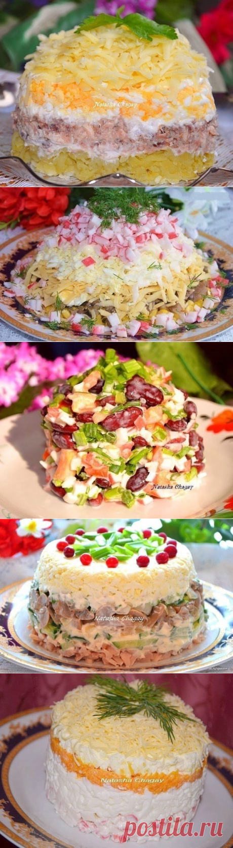 9 РЕЦЕПТОВ САМЫХ ВКУСНЫХ САЛАТОВ ОТ НАТАЛЬИ ЧАГАЙ » В сети – себя просвети! - Развлекательный портал!