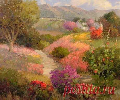 Художник-импрессионист Kent R. Wallis / Удивительное искусство