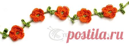 Вязаный декор одежды - тесьма-украшение - МАСТЕР-КЛАССЫ