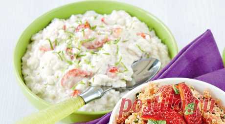 Рисовая каша с клубникой и кокосовым молоком. Пошаговый рецепт с фото на Gastronom.ru