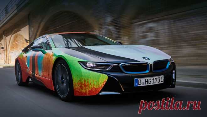 Неофициальный арт-кар BMW i8 понравился баварцам Последнее творение из серии BMW Art Cars было представлено в 2017 году, и когда выйдет следующее произведение с номером 19, неизвестно. Тем временем Томас