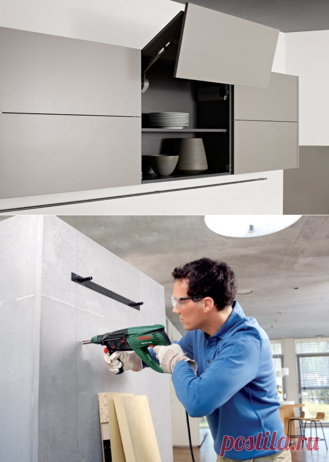 Как повесить кухонные шкафы на стену: крепление
