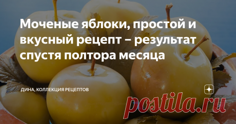 Моченые яблоки, простой и вкусный рецепт – результат спустя полтора месяца Недавно на моем канале вышла статья и видео, где я показывала рецепт приготовления моченых яблок на зиму. С того момента прошло полтора месяца и сегодня специально для вас я достала банки с яблоками из погреба, чтобы показать результат. Две баночки пока еще полные, целенькие и дождались вас, а одна баночка уже наполовину опустела – это результат дегустации, удержаться было невозможно. А теперь давай...
