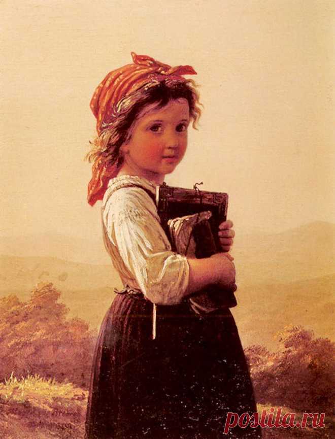 Йохан Георг Мейер - Маленькая школьница