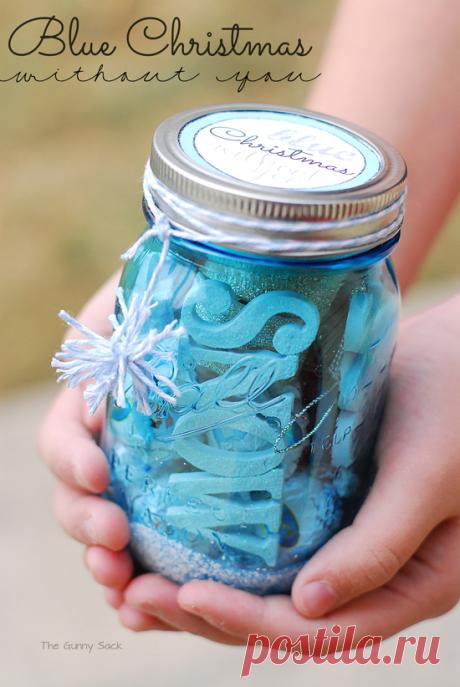 Blue Christmas without you Jar: This jar is meant to gift those who will not be able to meet you at Christmas.