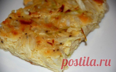 Капустная шарлотка.