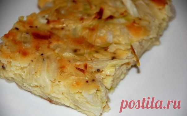 Капустная шарлотка.