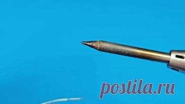 Как восстановить необгораемое жало паяльника