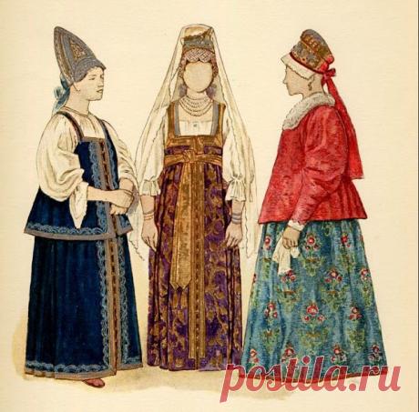 FolkCostume и вышивки: 5 типов Русский народный костюм