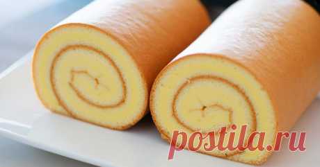 Бисквит на желтках: рецепт рулета с вареньем - Со Вкусом