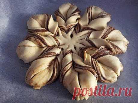 ▶ Fiore di Pan Brioche alla Nutella - YouTube