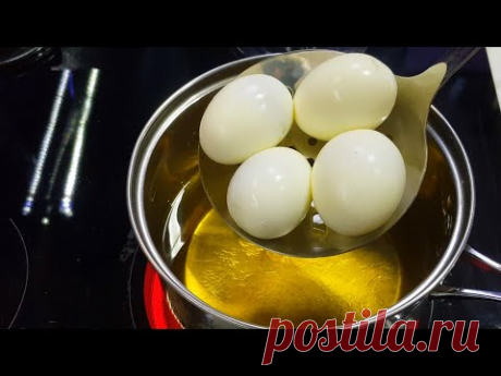 ТАК ЯЙЦА ВЫ ЕЩЁ НЕ ГОТОВИЛИ!Хоть каждый день жарьте. Будет вкусно.