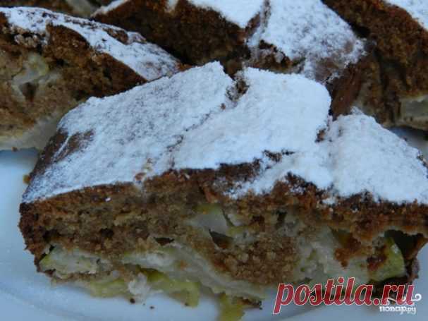 Медовая шарлотка с яблоками - пошаговый рецепт с фото на Повар.ру