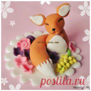 Лепим лисичку из полимерной глины. | Творческие мастер-классы по рукоделию и кулинарии.