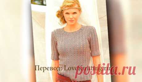 Серый пуловер  | Loveknitting.ru