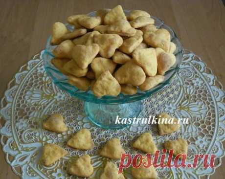 Хрустящее творожное печенье с паприкой, куоинарный мастер класс