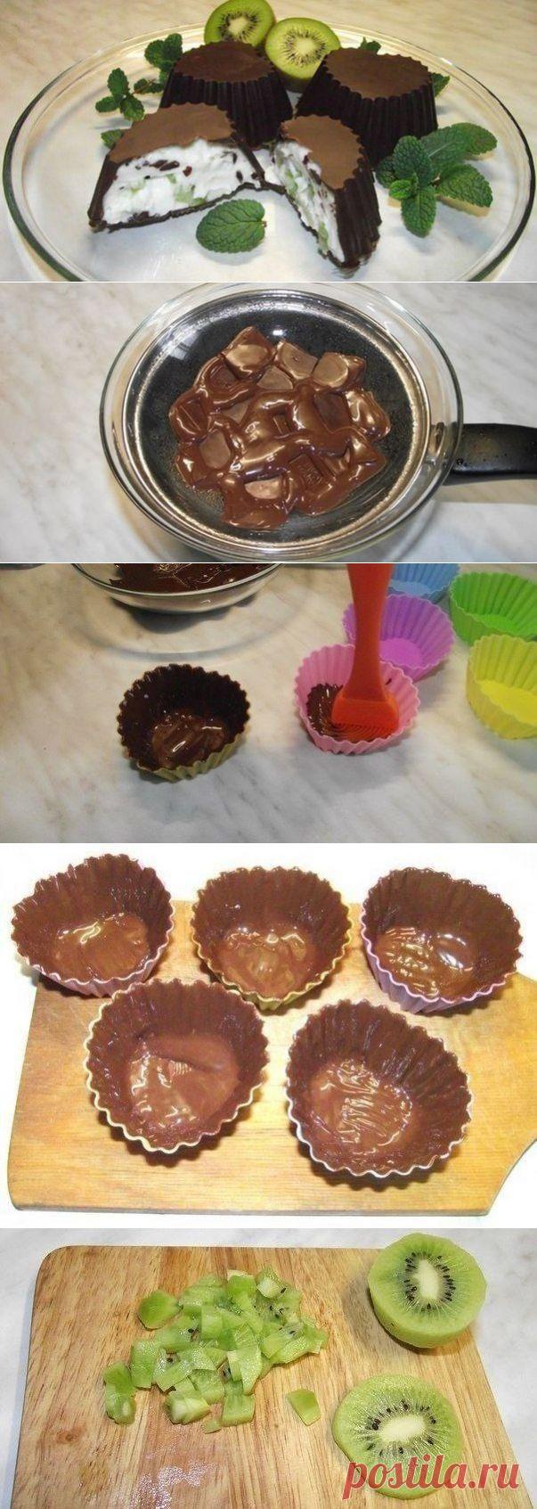 Шоколадные сырки с фруктами - как приготовить в домашних условиях) | Банк кулинарных рецептов