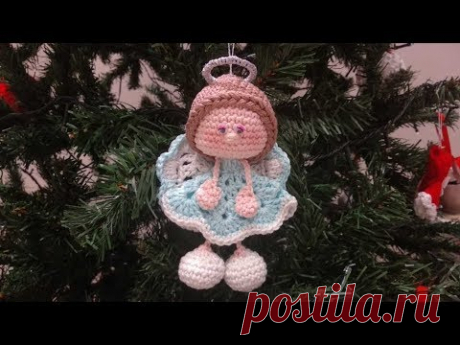 Angelo Amigurumi -Parte 1- Tutorial Natale - Angel Crochet Christmas - Angelito Crochet