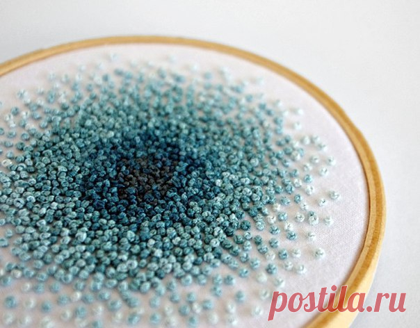 Просто и красиво. Французский узелок - мастер-класс Французский узелок — простой и один из самых эффектных приемов в вышивании. Давайте посмотрим, как выполняется и какую красоту можно создать с его помощью.