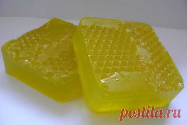 Мыло медовое с вощиной