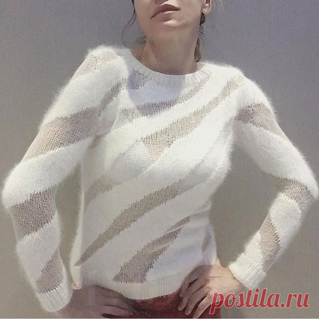 Невероятный джемпер ручной работы от @vivon.by