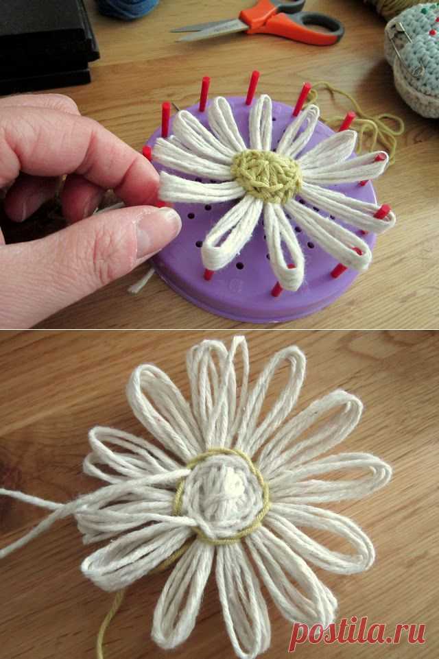 Вязание мотива.МК